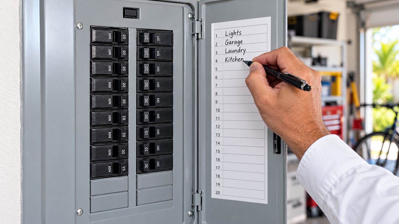 Labeling an Electrical Panel